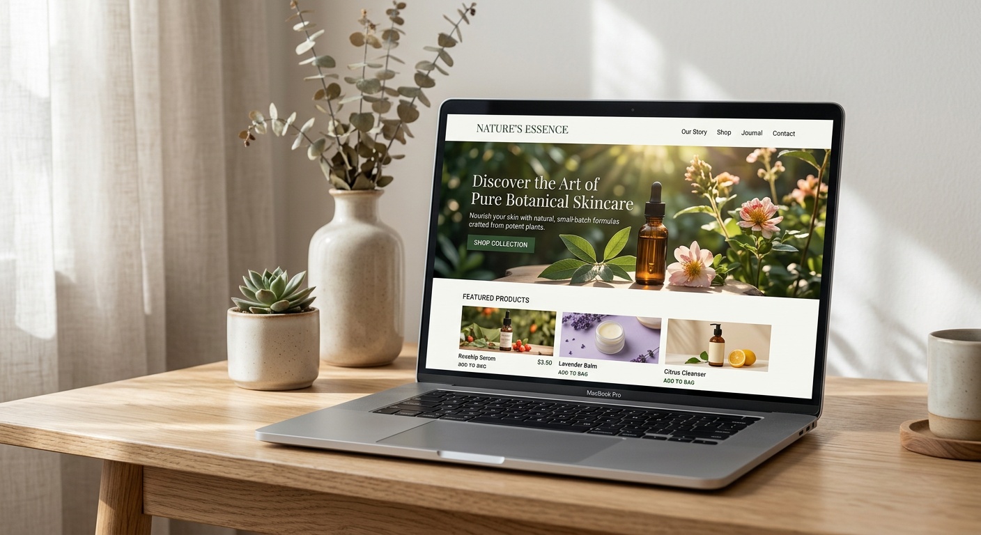 Landing page design